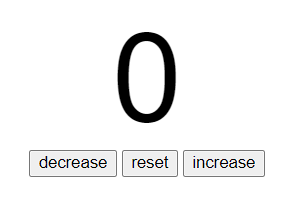 A basic JavaScript counter