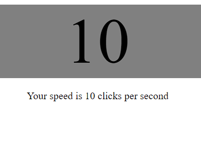 A basic cps counter